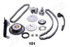 JAPANPARTS NISSAN  К-т цепи (полный) привода ГРМ Almera,Sunny 1.4,1.6 90- KDK-101