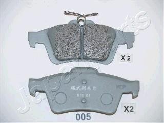 Гальмівні колодки дискові JAPANPARTS PP-005AF (фото 1)