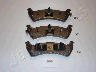 JEEP Тормозные колодки задние Grand Cherokee JAPANPARTS PP-998AF (фото 1)