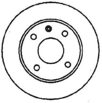 VW диск гальмівний передній Audi,VW,Seat JURID 561087JC