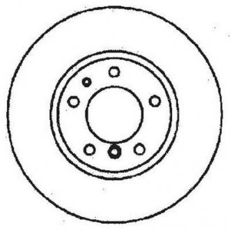 BMW Диск тормозной передн.5-serie E34 88- JURID 561476JC