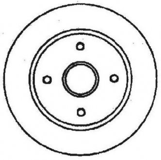 FORD Диск тормозной передн. Mondeo 94- Scorpio -98 (260*24) JURID 561678JC