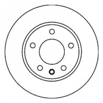 Диск гальмівний AUDI A3, SEAT CORDOBA, IBIZA, SKODA, VW, передн., вент. JURID 562040JC