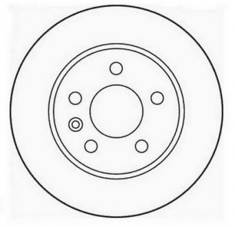DB Диск тормозной передн. (вент.) Vito108-110D/113-114 96- JURID 562054JC