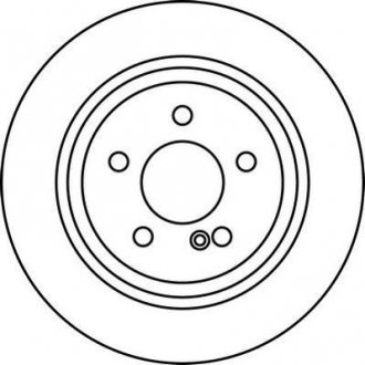 DB Диск тормозной задн. W211 02- (300*10) JURID 562213JC