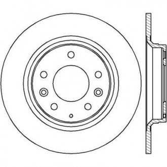 MAZDA Диск гальмівний задн. Mazda 6,Premacy JURID 562416JC