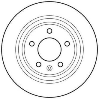 OPEL диск гальмівний задн.Astra J, Chevrolet Cruze JURID 562640JC
