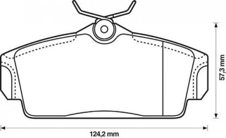 NISSAN Колодки гальмівні передние PRIMERA 2.0 16V 96-02 JURID 572422J