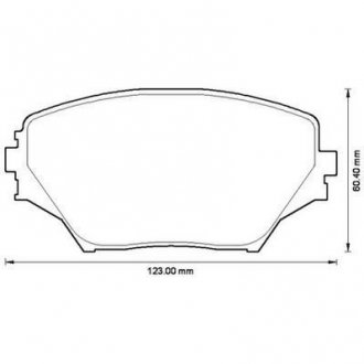 TOYOTA Тормозные колодки передние Rav 4 00- JURID 572487J