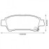 JURID TOYOTA Тормозные колодки задн. Avensis Verso 01-, Previa 00- 572512J