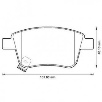 TOYOTA Тормозные колодки задн.Avensis 03- JURID 572516J