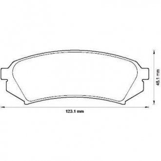 TOYOTA Тормозные колодки дисковые задн.Land Cruiser 98- JURID 572548J