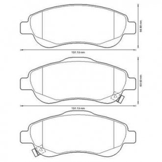 HONDA Тормозные колодки передние CR-V 07- JURID 572605J