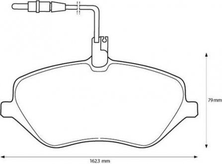 PEUGEOT Тормозные колодки передн.407 04- JURID 573131J