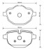 JURID BMW Тормозные колодки задн.5 F10, X3 10- 573352J