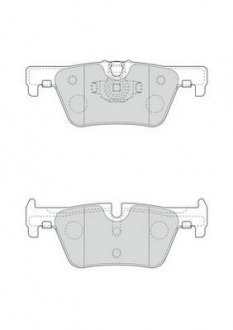 BMW Тормозные колодки задн. F30/F31/F34/F35/F80/X3(F25) JURID 573401J