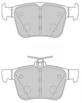 VW Тормозные колодки задн.Audi A3,Golf VII,Touran 12- JURID 573415J