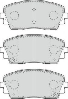 KIA Тормозные колодки передн.Picanto 11- JURID 573420J