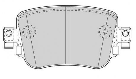 VW Колодки тормозные задн.Audi A1/Q3,Caddy IV 15-,Skoda Octavia III,Sharan 12- JURID 573603J