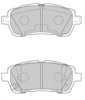 MAZDA Тормозные колодки передн.Mazda 2,Suzuki Swift III, IV,Daihatsu Materia JURID 573648J