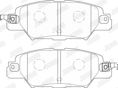 MAZDA Тормозные колодки задн.CX-5 11- JURID 573858J