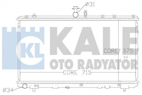 Радиатор охлаждения Fiat Sedici - Suzuki Sx4 Radiator KALE OTO RADYATOR 342125