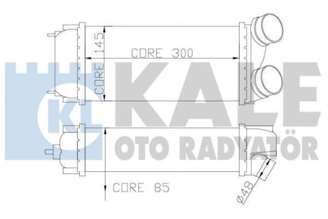 KALE CITROEN C4 I,Grand Picasso,Peugeot 307 1.6HDI 04- KALE OTO RADYATOR 344000 (фото 1)