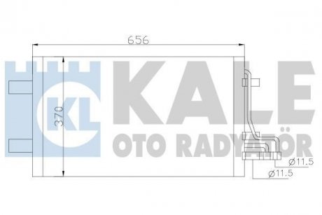 Радиатор кондиционера Ford C-Max, Focus C-Max, Focus II KALE OTO RADYAT KALE OTO RADYATOR 386100