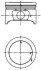 Поршень двигуна1,6B 78,50 STD TU KOLBENSCHMIDT 40161600 (фото 1)