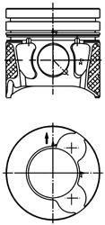Поршень KOLBENSCHMIDT 99700610