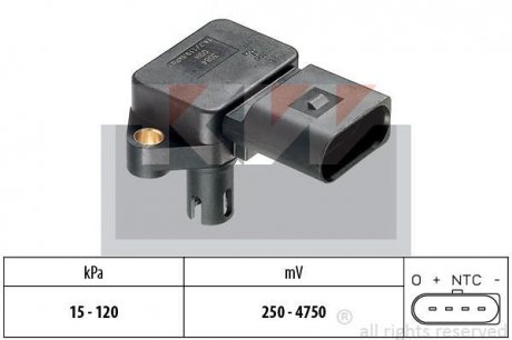 Датчик давления воздуха, 1,6 KW 493 084