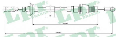 Трос акселератора LPR C0005A (фото 1)