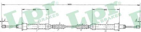 Трос ручного гальма LPR C0523B