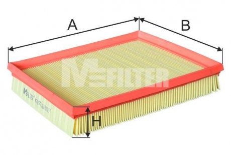 Фильтр воздушный BMW 1 (F20/21)/3 (F30/31)/4 (F32/33/36) 12- M-FILTER K 7077