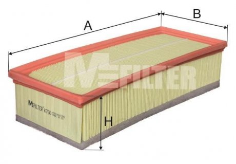 Фільтр повітряний Citroen C5/Peugeot 407 2.0 HDi 06- M-FILTER K 760