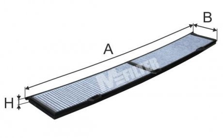 Фильтр салона BMW 1/3(E90/91/92)/X1(E84) (угольный) M-FILTER K 9033C