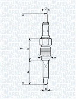 Свічка попереднього MAGNETI MARELLI 062900084304