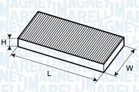 CITROEN Фильтр салона Jumpy,Fiat Scudo,Peugeot Expert MAGNETI MARELLI 350203062580