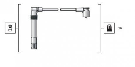 К-т проводів запалювання MAGNETI MARELLI 941318111162