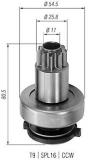 ,Бендикс (z=9) VW 1,9D SEAT 1,9D FORD Galaxy 2,8i [940113020304] MAGNETI MARELLI AMB0304 (фото 1)