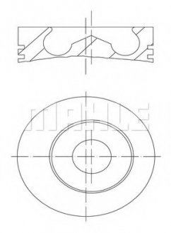 Поршень Mahle FORD MAHLE / KNECHT 0148201 (фото 1)