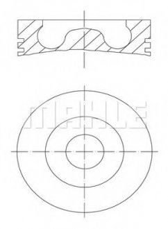 Поршень mahle MAHLE / KNECHT 0280202