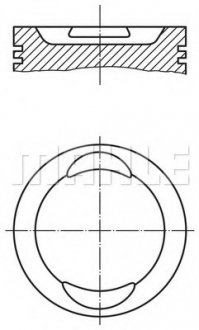 Поршень Mahle VW MAHLE / KNECHT 0297302