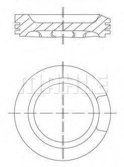 Поршень MAHLE / KNECHT 0330402