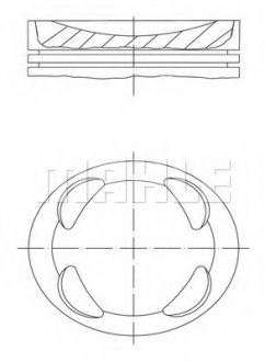 Поршень MAHLE / KNECHT 081PI00104001