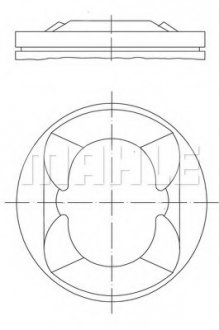 Поршень Mahle BMW B13B16A, CITROEN, PEUGEOT 5FW(EP6) 07-16 MAHLE / KNECHT 081PI00110000 (фото 1)