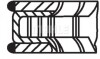 Комплект поршневих кілець Mahle BMW, знято з виробництва MAHLE / KNECHT 08232V0 (фото 3)