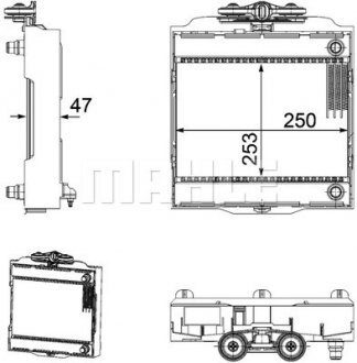 Радіатор охолоджування MAHLE / KNECHT CR923000P (фото 1)