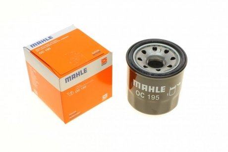 Фильтр масляный, MAZDA 121, 2, 3, 323, 626, MPV, MX-3, MX-5, MX-6, Premacy, NISSAN Juke, 1.3-2.5,86- MAHLE / KNECHT OC 195