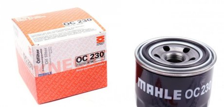 Фильтр масляный, MITSUBISHI Colt, Grandis, Lancer, Pajero, L200, L300, 1.2-2.6, 78- MAHLE / KNECHT OC 230